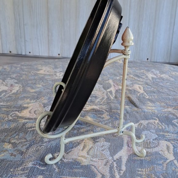 Hand Crafted Horse Clock Acrylic Painted Terra Cotta Plate Table Easel Southwest - Picture 6 of 8